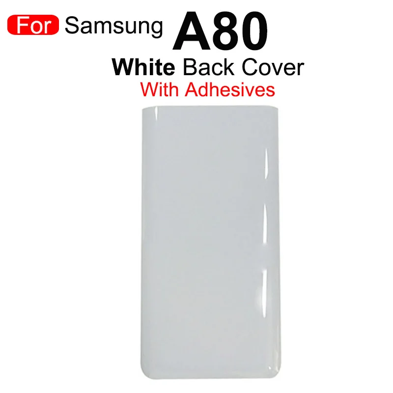 삼성 갤럭시 A80 805F 후면 배터리 커버 하우징 베젤 교체 수리 부품에 대한 1Pcs