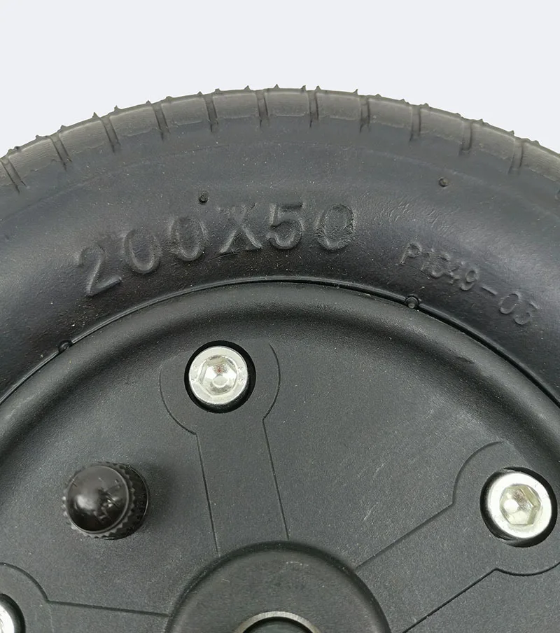 elétrica, borracha pneu pneumático, 8 in, 200*50mm, acessórios