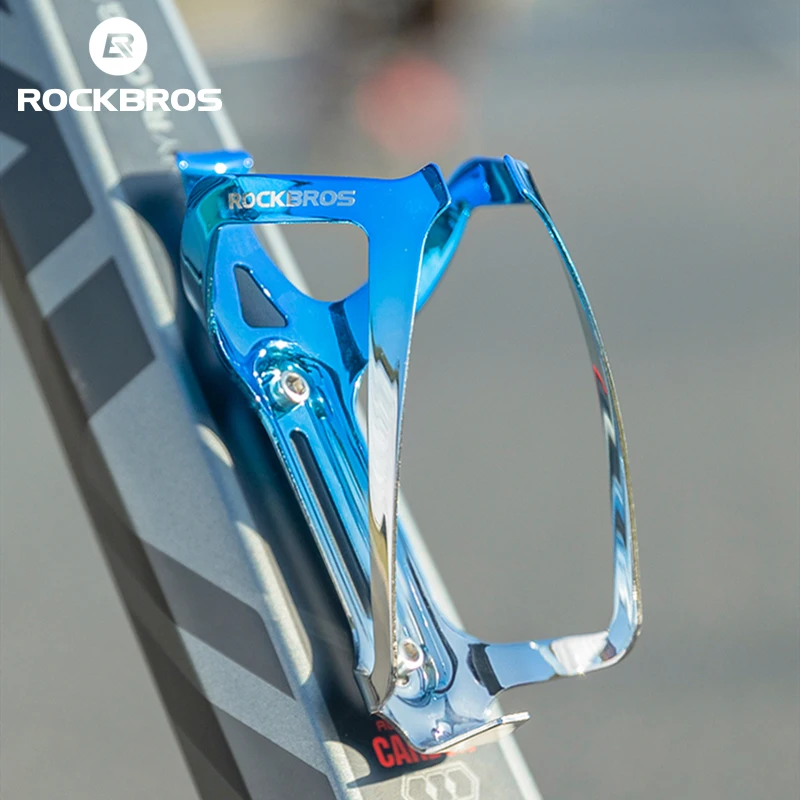 ROCKBROS Bicycle Bottle Holder MTB Road Bike Water Bottle Cage Mount Aluminum Alloy Gradient Stronge Sturdy Holder