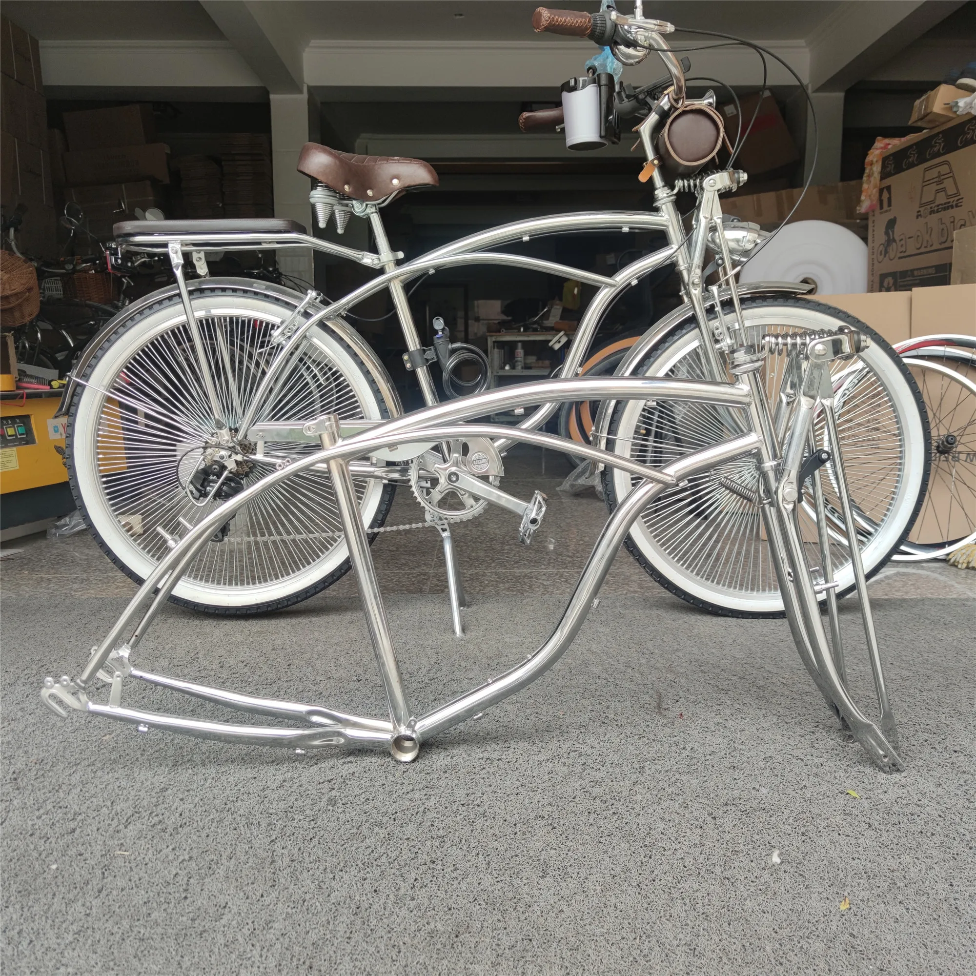 Bici Chopper Vintage Americana In Vendita LEGNANO Autocamping Retail Kit  Decalcomanie Adesivi