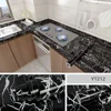 40cm Marble Kitchen Oil-Proof Film Stove Waterproof Self-Adhesive Wallpaper Countertop Cabinet Renovation Tile Wall Stickers 4
