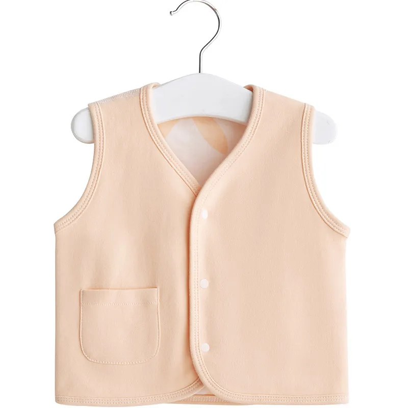 Baby Vest Spring and Autumn Outwear Sweetheart Boys and Girls Double Layer Children's Pony Jacket Vest Baby Coat