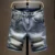 Summer Men's Stretch Short Jeans Fashion Casual Slim Fit High Quality Elastic Denim 8
