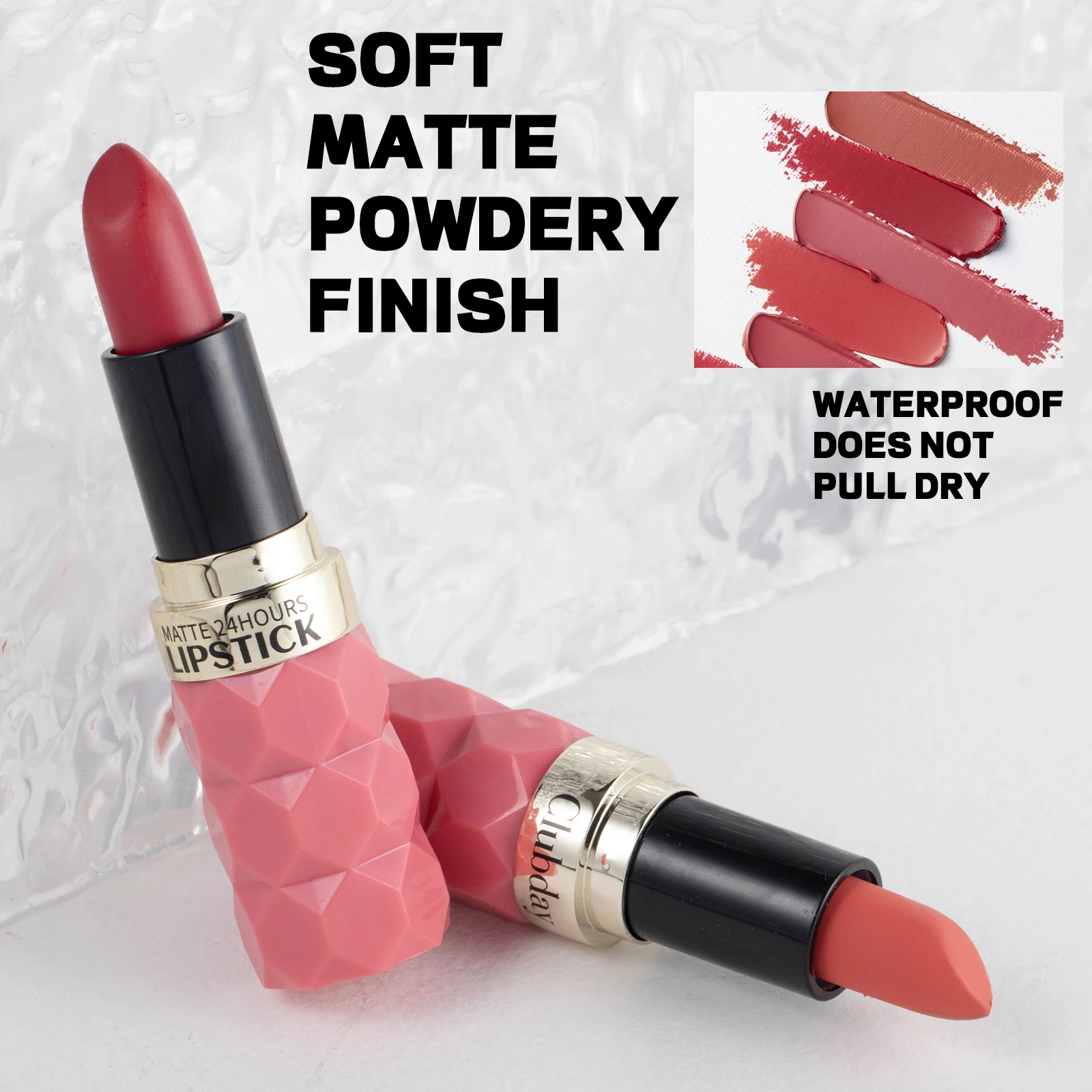 Waterproof Durable Easy To Wear Lipstick Natural Matte Red Velvet Lip Stick Lip Coloring Makeup Women Beauty Cosmetics