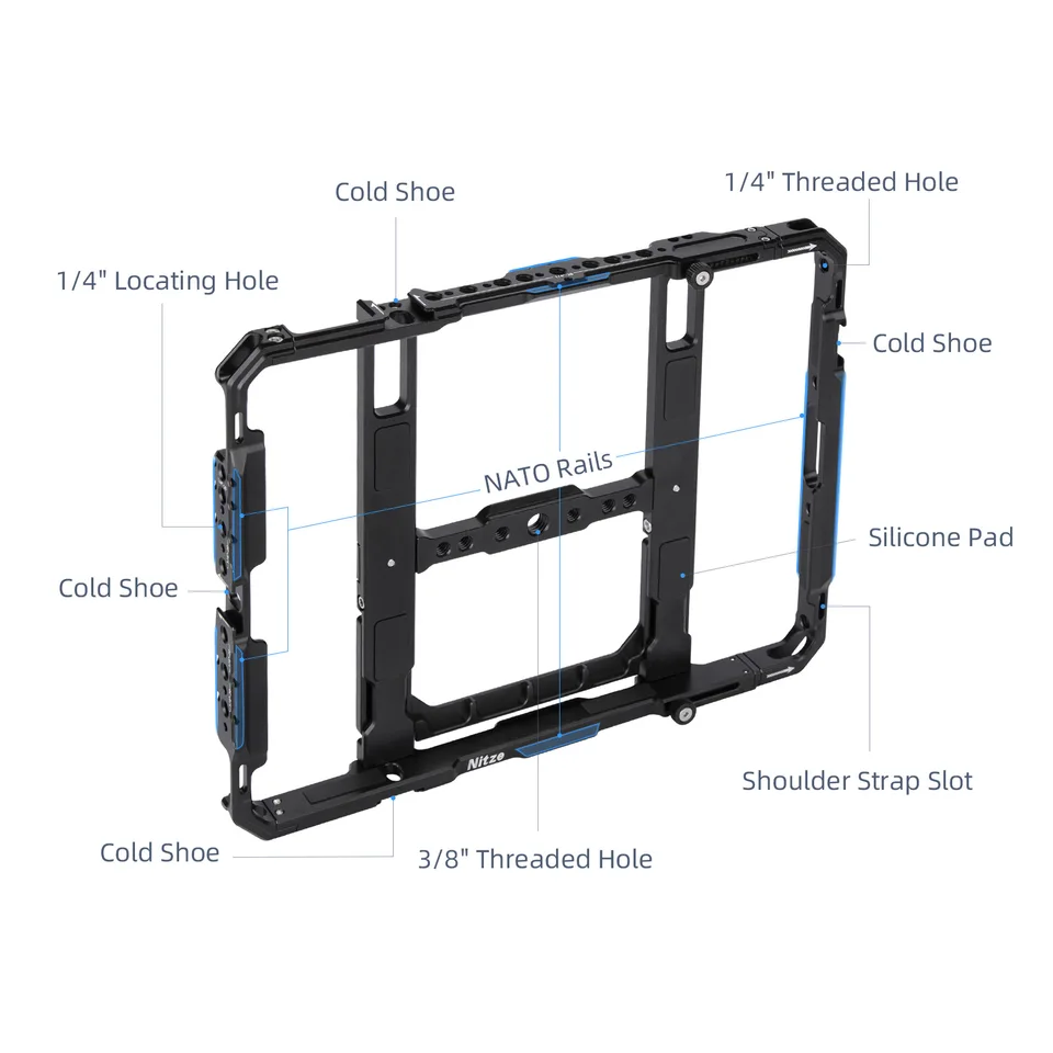 Nitze-iPad Air iPad Proおよびその他のタブレット用のユニバーサル