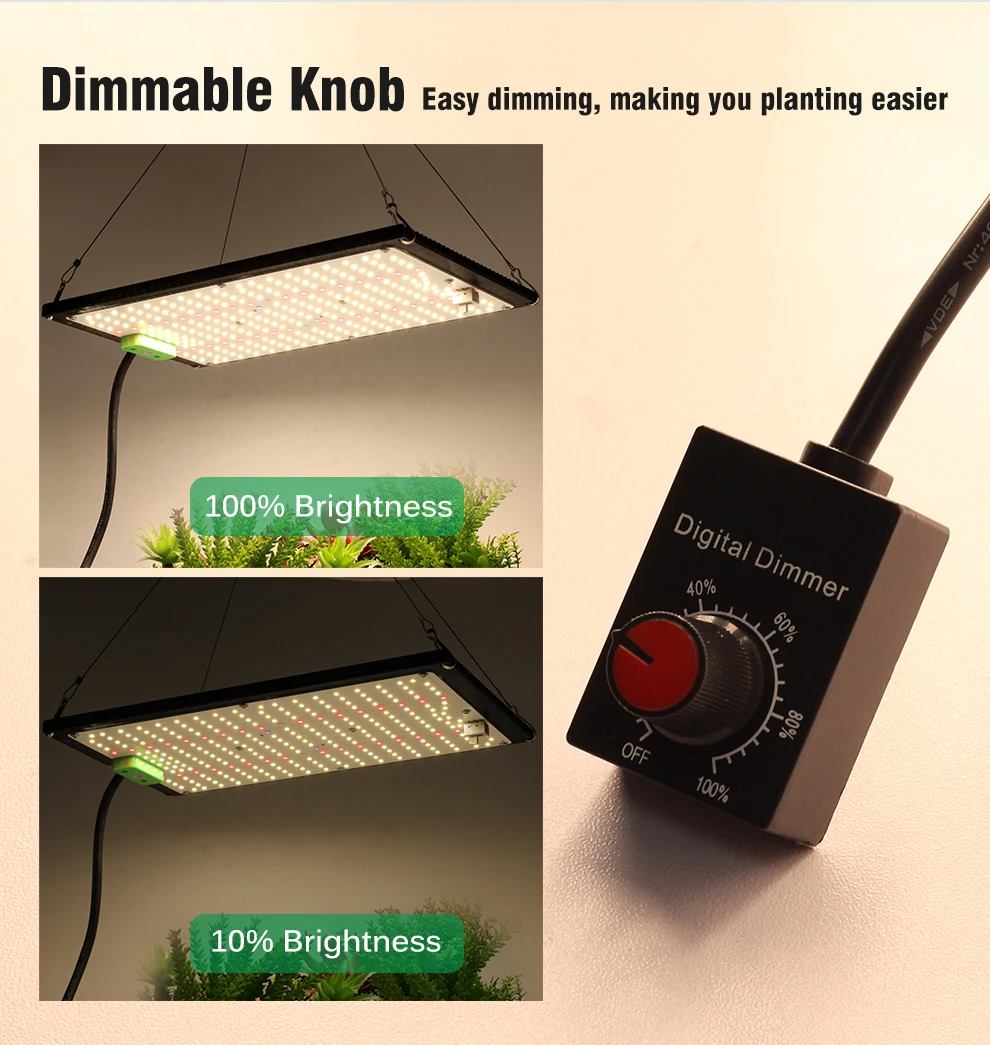 LED Grow Light 120W 240W LM301H Full Spectrum Hydroponic Growing Lamp for Plant Growth Lighting Veg Flowers Greenhouse 6