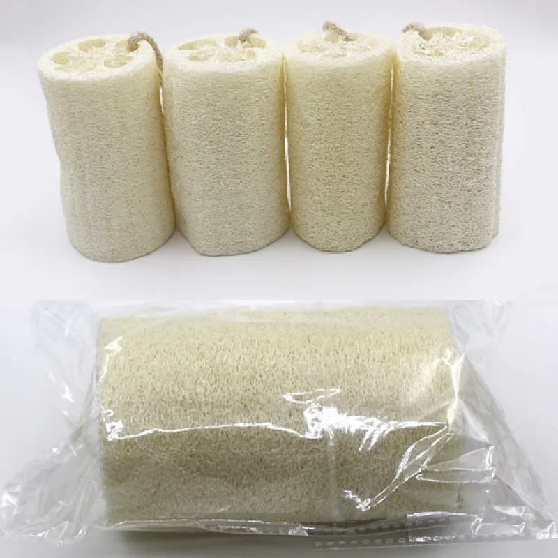 Natural Loofah Washing Brushes Luffa Brush Sponge Kitchen Cleaing Scrubber Bathroom Rubbing Bath Towels Kitchen Towel Accessorie 4