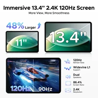 Tablette PC 2 en 1 Aorlym P13 Android 16 13,4 pouces 2,4K Gemini AI 48 Go de RAM (8+40) 128 Go de ROM Batterie 12000 mAh Widevine L1 5