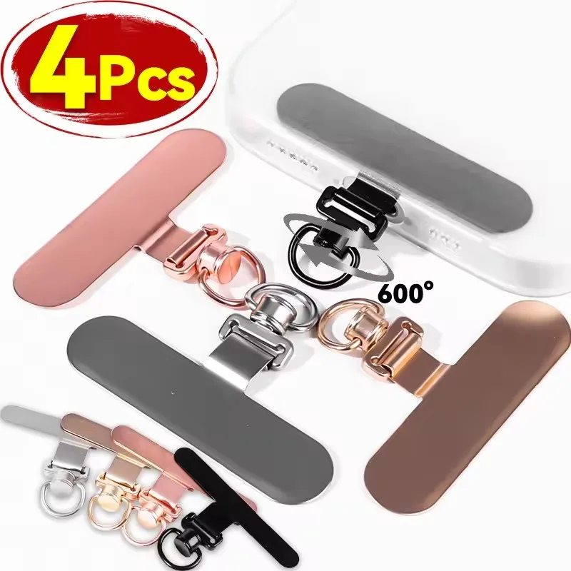 Rotatable Stainless Steel Phone Lanyard with Ultra-thin Anti-lost Strap