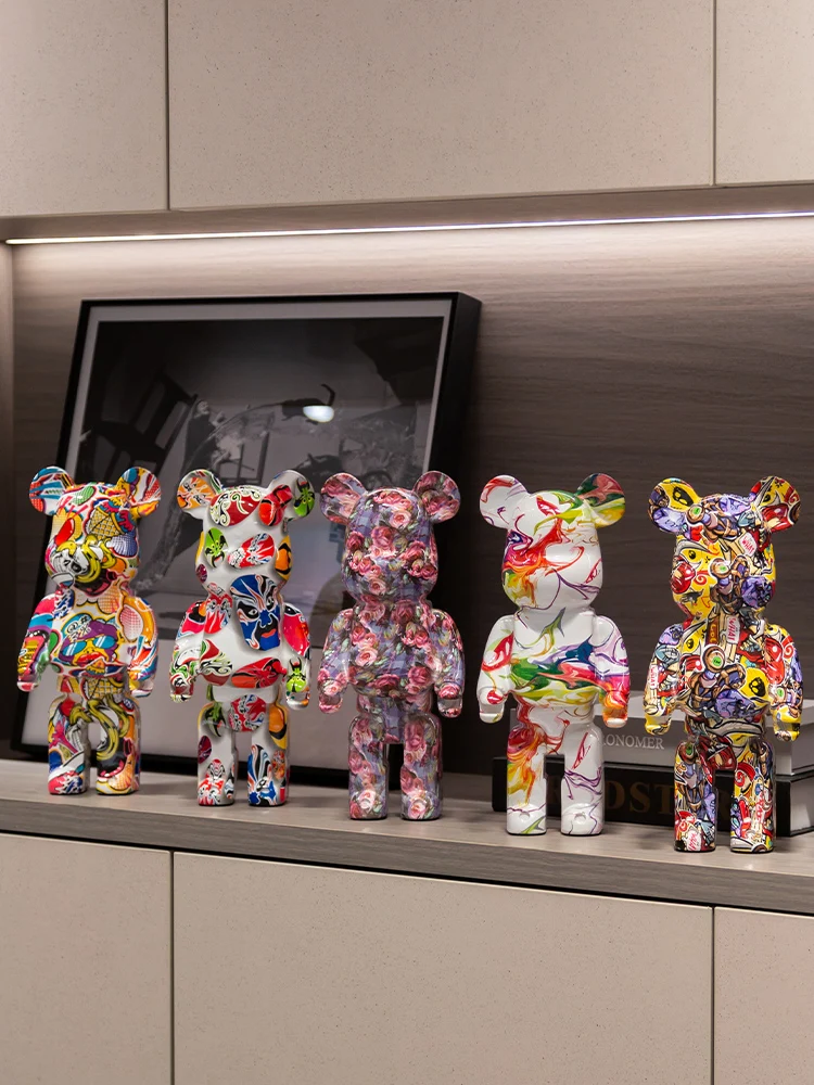 최신 유행 요소 곰 브릭, 격렬한 곰 장식, 럭셔리 고급 TV 캐비닛, 와인 캐비닛 장식, 36cm