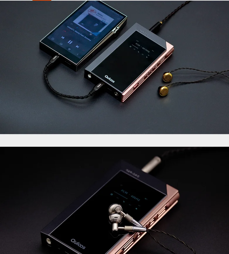 브랜드 뉴 QULOOS QLS 하이파이 피버 MUB5 빅 오리지널 디코딩 이어 앰프 R2R 테일 블루투스 USB 오디오 DAC
