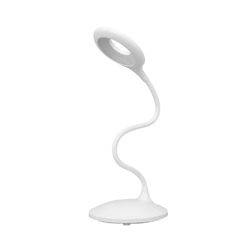 

Dimmable Tricolor Temperature Study Desk Lamp Rechargeable LED Table Lamp Fit For Home School