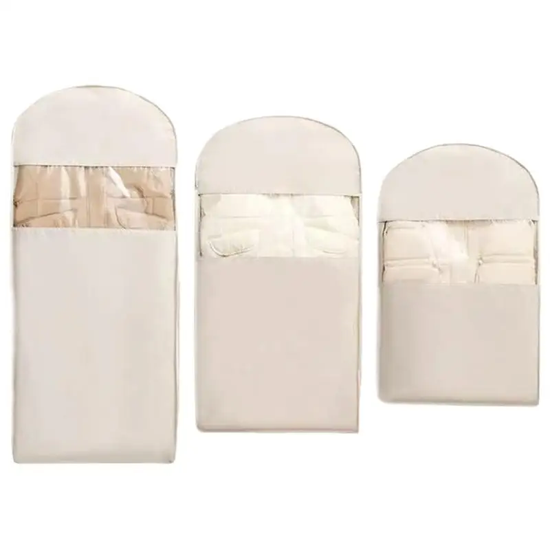 Hangable Garment Bag Closet Coat Storage Bags Compression Save Space Jackets Storage Bag Dustproof Wardrobe Clothes Organizer