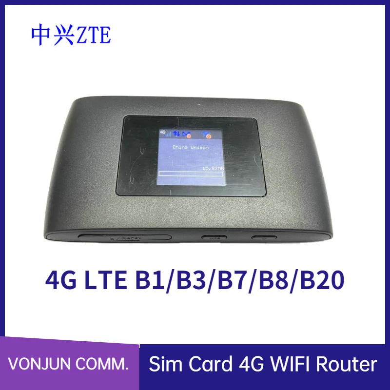 Sbloccato Zte 4G Hotspot Mf920Ts Lcd 150Mbps Lte Router Wifi Mobile