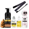 7pcs/Set Tint Mousse Slick Broken Back Hair Wax Stick Edges Control Gel Remover Waterproof Lace Wig Glue Elastic Band Brush Kit 1