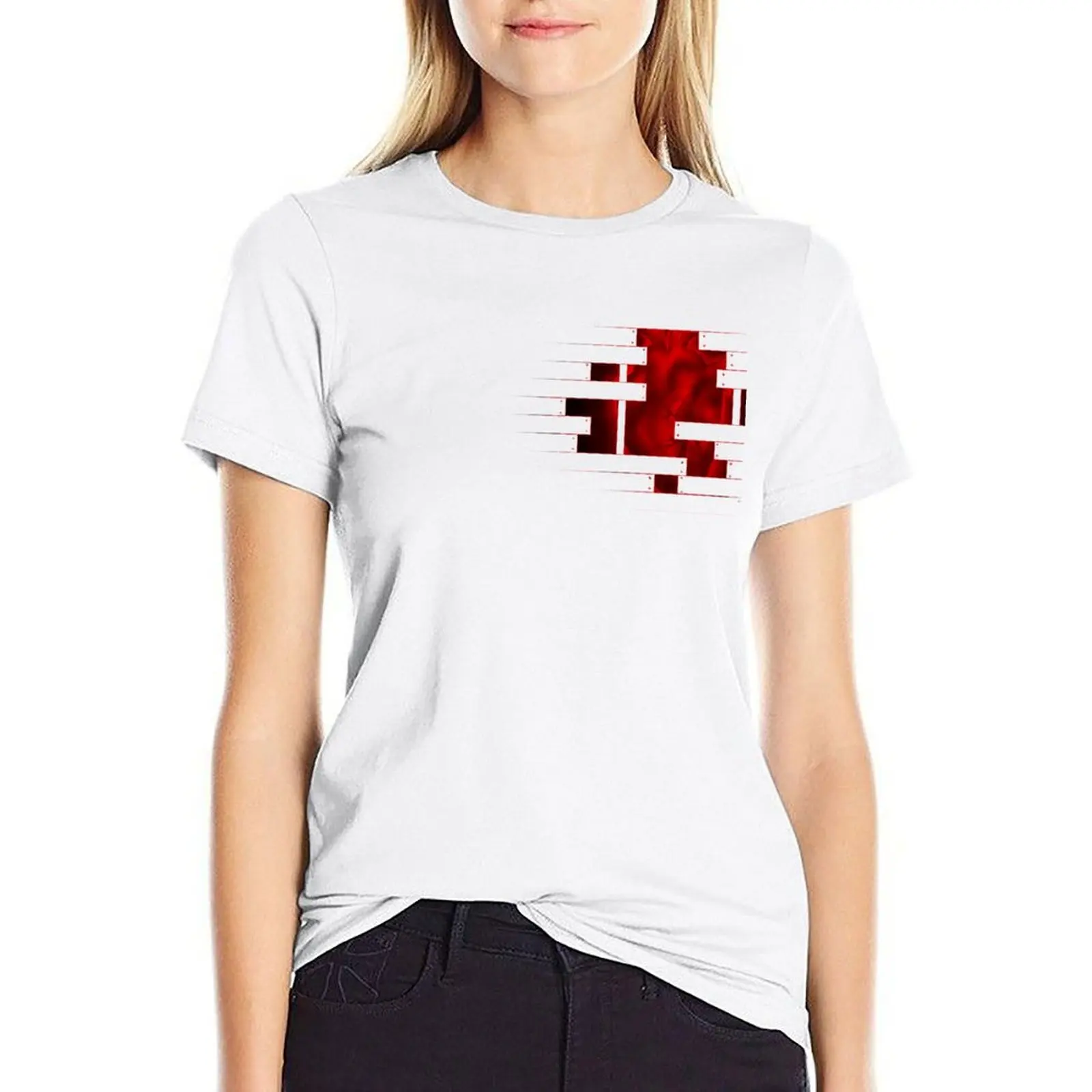 

Tell-Tale Heart T-Shirt Women's cotton t-shirt Women clothing white t-shirt dress for Women sexy t shirts for Women