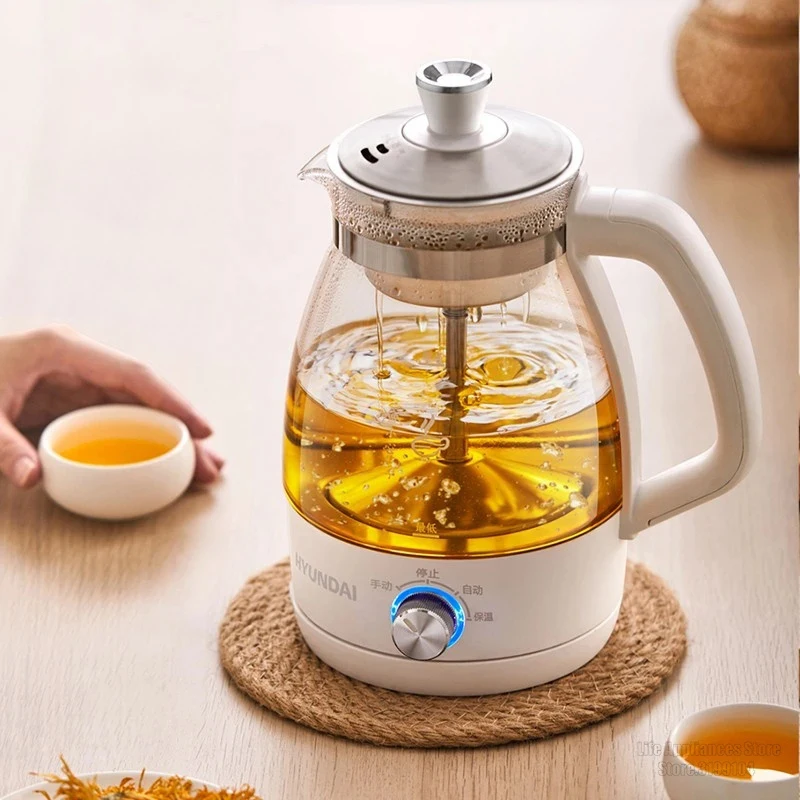 1L Electric Kettle Tea Maker Health Preseving Pot Glass Tea