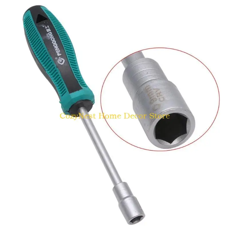 92MF 홈 장식 소켓 드라이버 렌치 헥스 너트 키트 리버 핸드 도구 5.5mm 부품