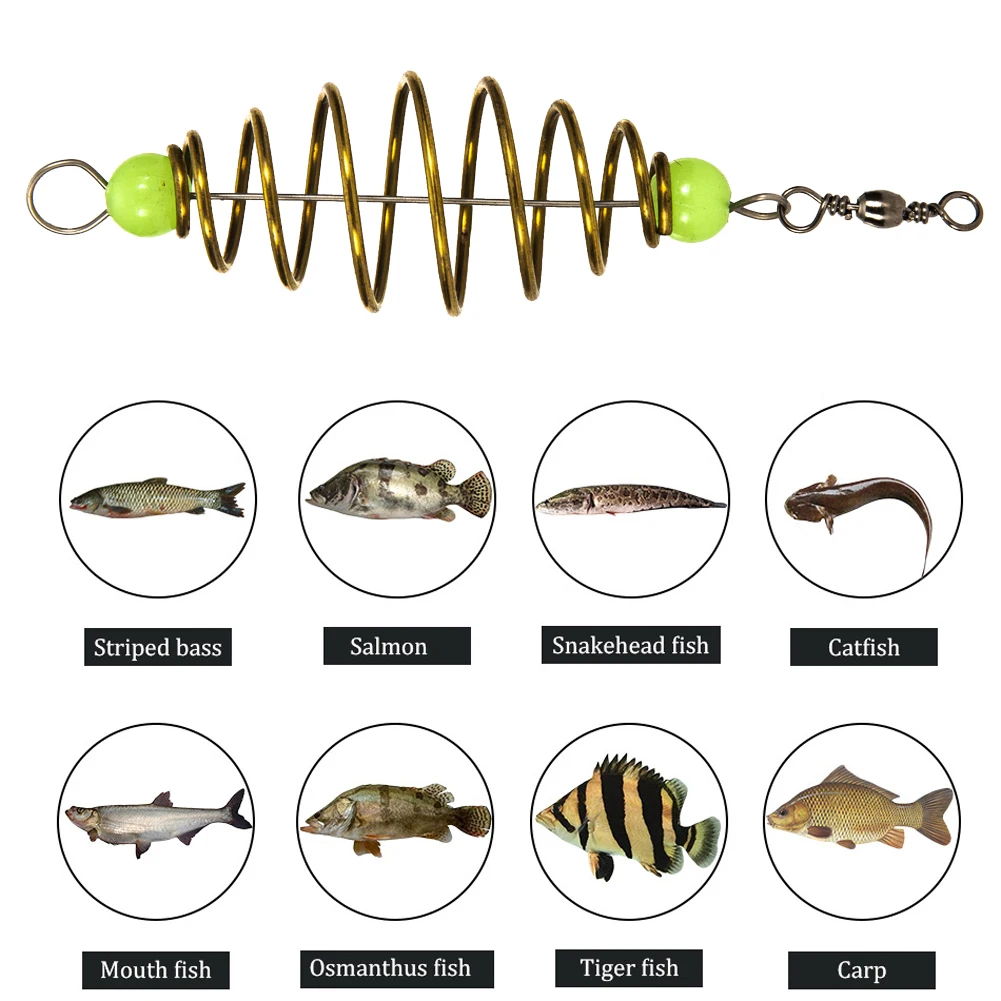 Carp Fishing Spring Feeder Fishing Bait Cage 10pcs/lot fishing feeder fishing tools fishing tool fishing accessories fishing tackle