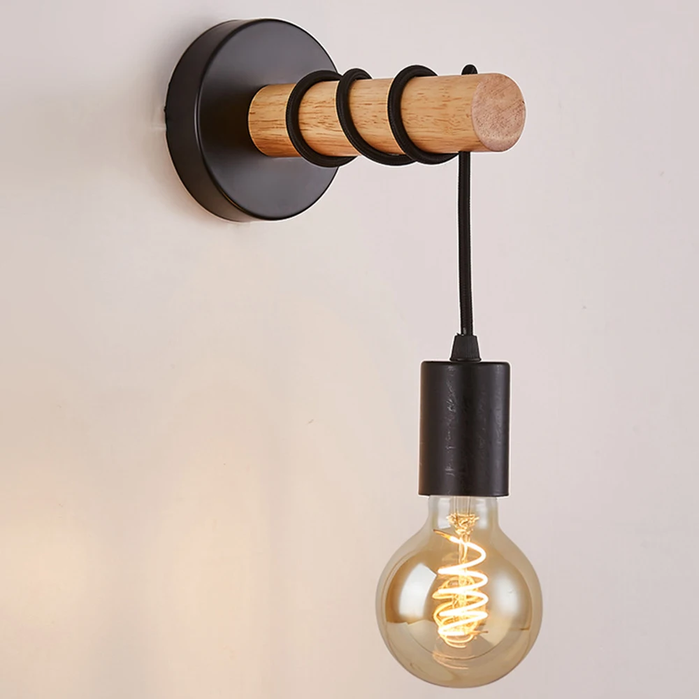 modern wall lamp e27 bedside hallway lighting