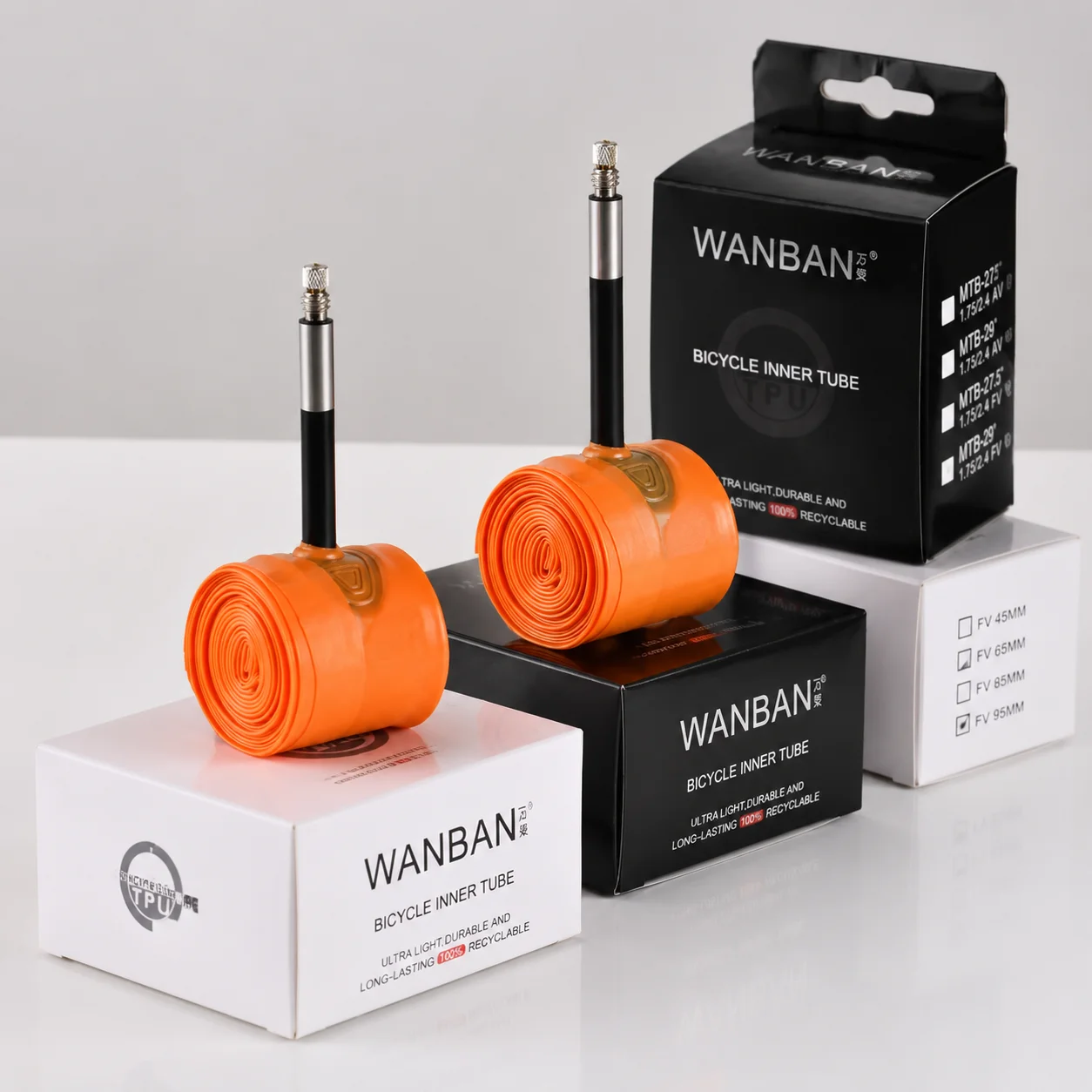 Ultra Lightweight TPU Inner Tube with 45mm Presta Valve