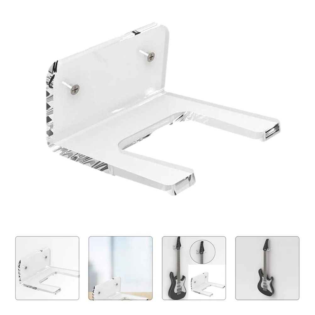 

Of Transparent Wall Guitar Hook Guitar Wall-Mounted Acrylic Hook Simple Design Guitar Violin Hanger Storage Rack