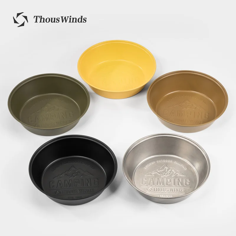 Thous Winds Camping Bowl Dishes Outdoor Tableware Set Picnic Cooking Cookware Travel Utensils Camping Equipment Supplies TW3021