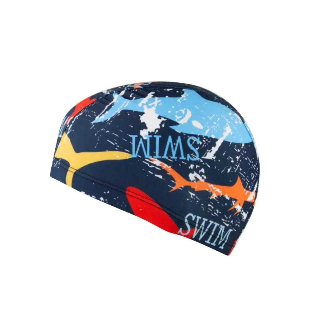 2024 Quick Dry Swimming Cap Elastic Breathable Bathing Hat Flowers Men Women Sports Turban