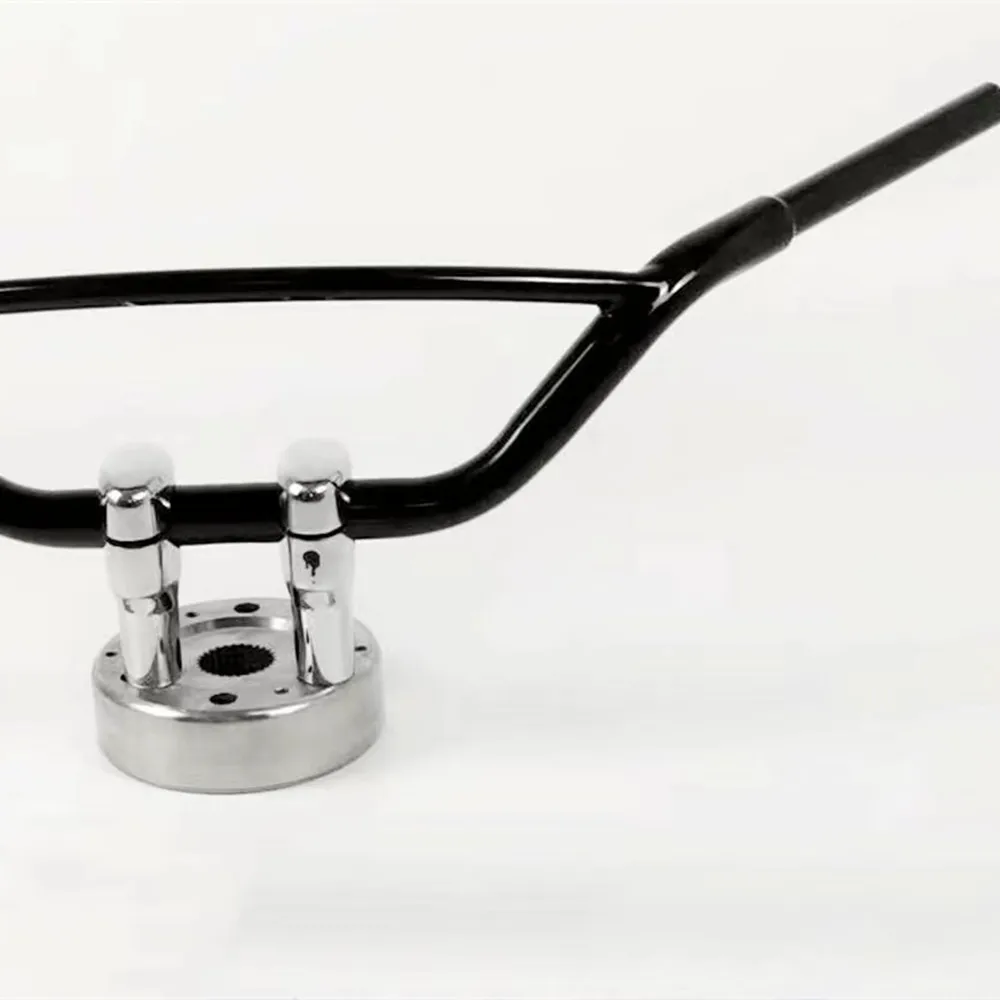 

Motorcycle 1.25" Diameter Hollywood Handlebar For Harley Softail Heritage Fat boy Breakout Deluxe Fls Slim Black line 00-22