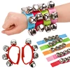 1 Pairs Wrist Bells Kids Jingles Shake Rattles Toy Percussion Educational Toys Wearable Not Easy To Deform Orff Bell Ring 1