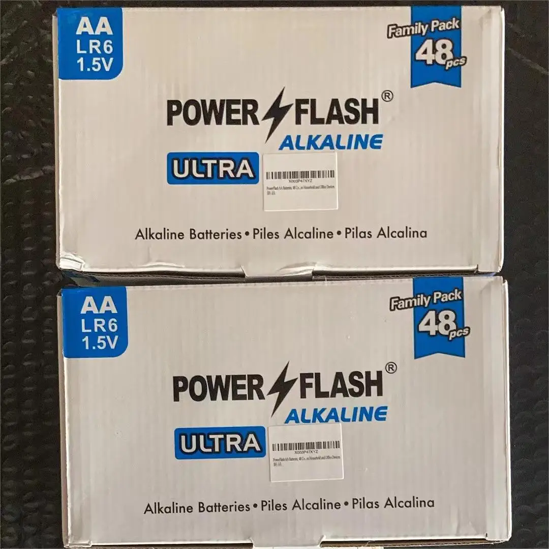 AA Alkaline Batteries 100 pcs for Home Work Various Devices alkaline battery disposable battery