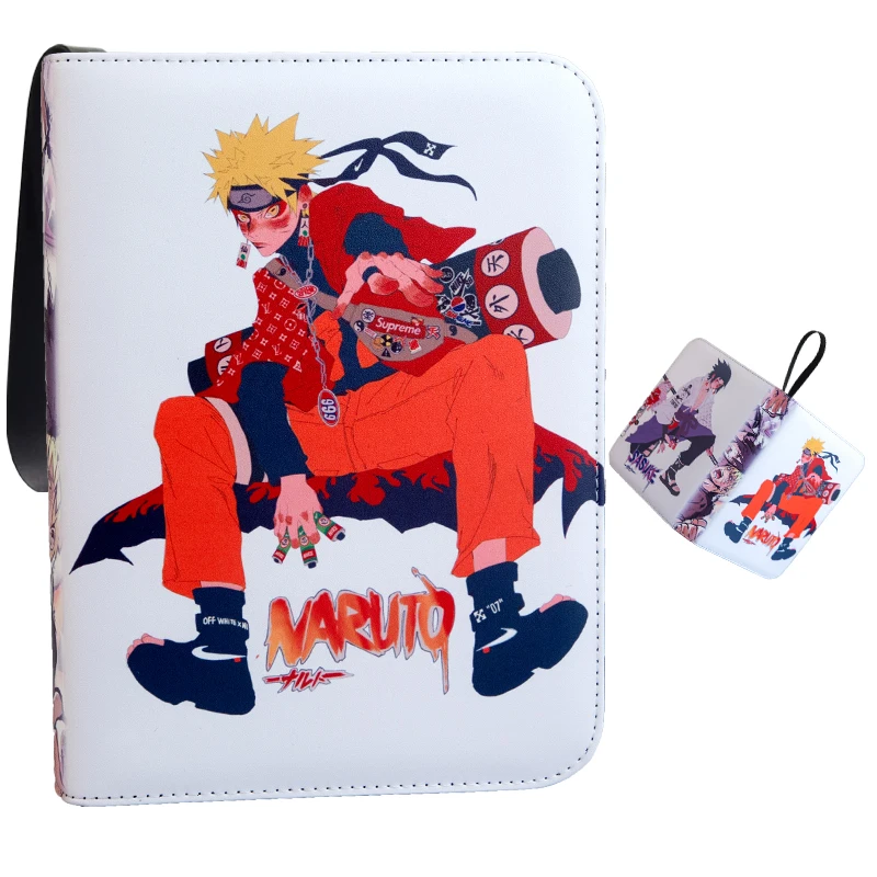 Kit Naruto, Akatsuki e aldeia - Boné + carteira 3 a 9 anos