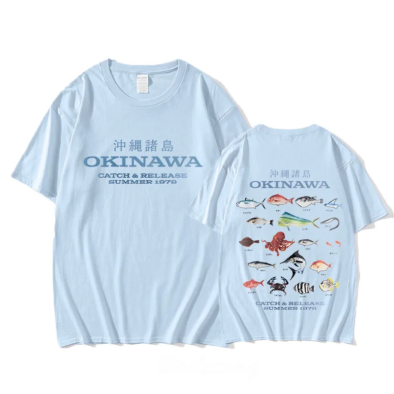 Okinawa T-shirt for Spring/Summer Casual Cotton Tee-shirt Short Sleeve High Quality Gothic Tshirt Sudaderas Vintage O-neck Tops 5