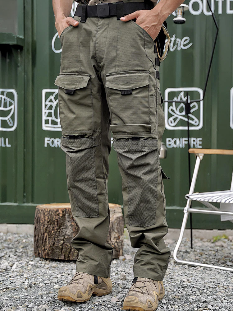 Wear Resistant Tactical Pants Men's Military Training Multi-pocket