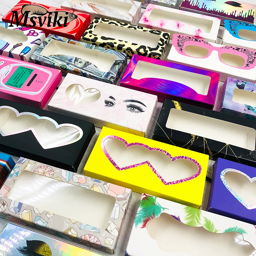 Eyelash Packaging Box 100 Pcs eyelash packaging boxes