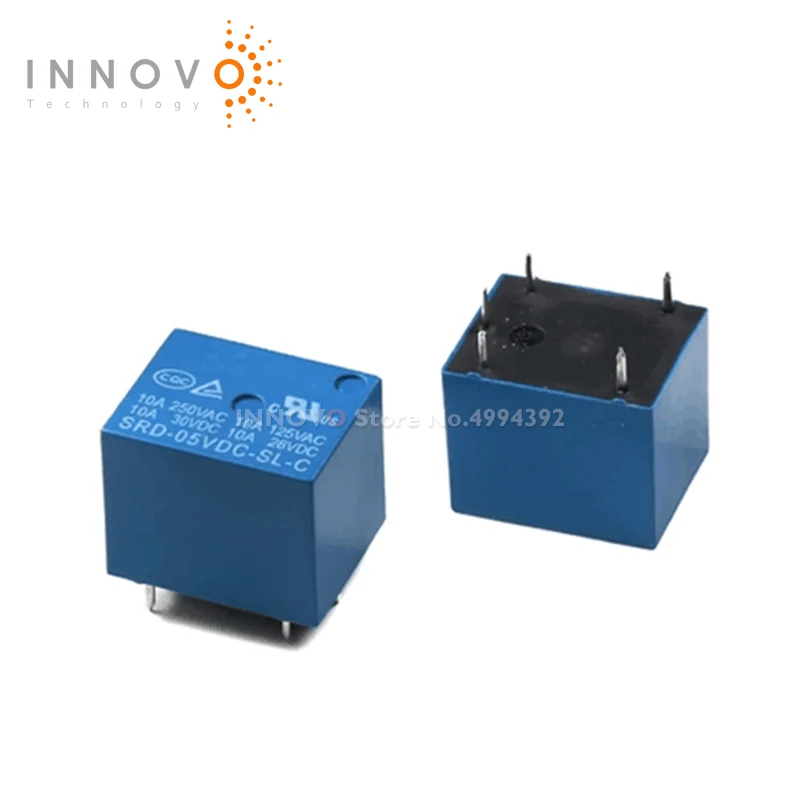 

INNOVO 5pcs/lot SRD-05VDC-SL-C SRD-12VDC-SL-C SRD-24VDC-SL-C DIP-5 New original Free shipping