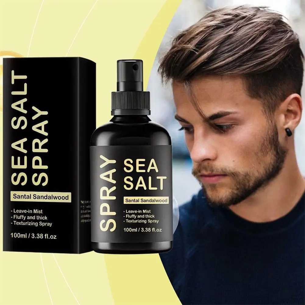 Sea Salt Hair Styling Spray Improving Thickening Strong Holding Non Greasy Fluffy Volumizing Reducing Sticky Hair Nourishing Oil