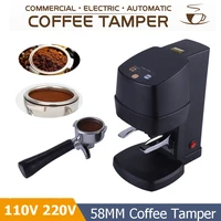 110V 220V Coffee Tamper 58MM For Coffee Automatic Electric Coffee Powder Flat Press Tamper Coffee Tool For Espresso Powder Tool 1