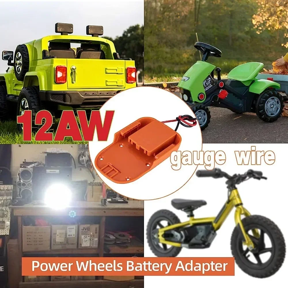 Adaptateur De Batterie AEG 18V Vers Connecteur DC - Pour Alimenter Voitures RC, Robots, E-bikes DIY