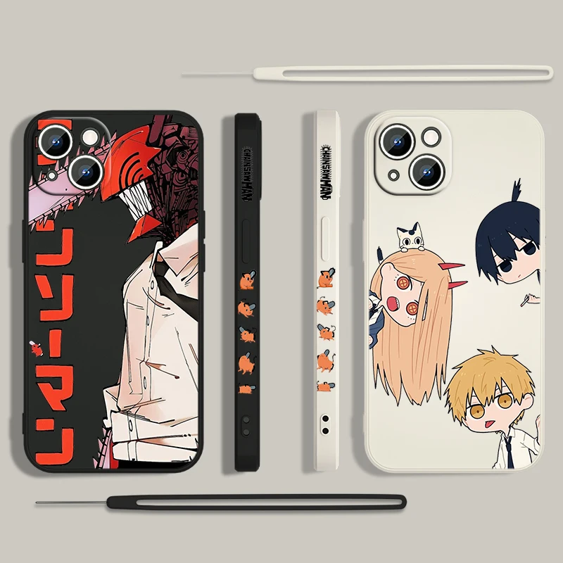 Chainsaw Man Denji Pochita Phone Case For Apple iPhone 15 14 13 12