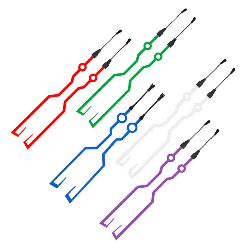 

Motorcycle Helm Light Strip Waterproof Helm LED Light Strip Tape Night Riding Safety Battery Powered for Motorcycle Equipments