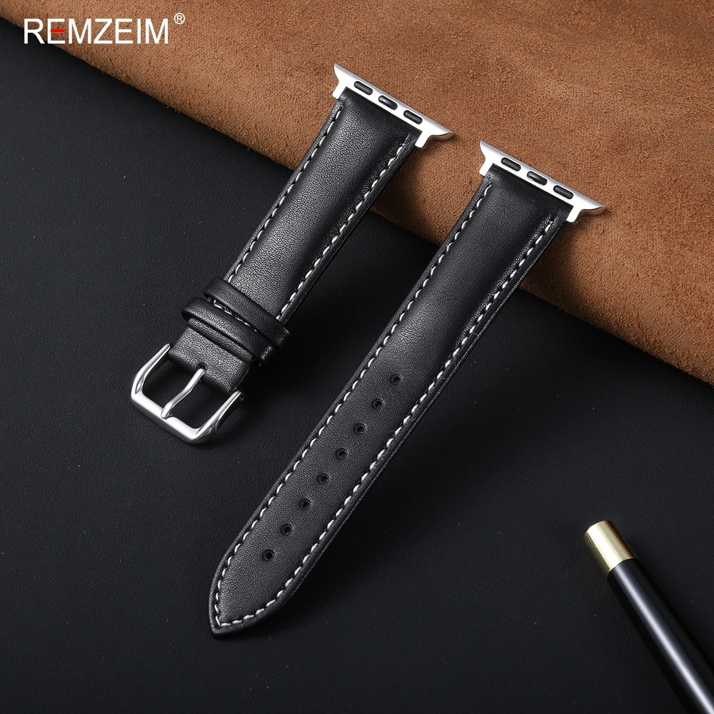 Premium Leather Watch Strap - Elegant and Versatile Sport Bracelet