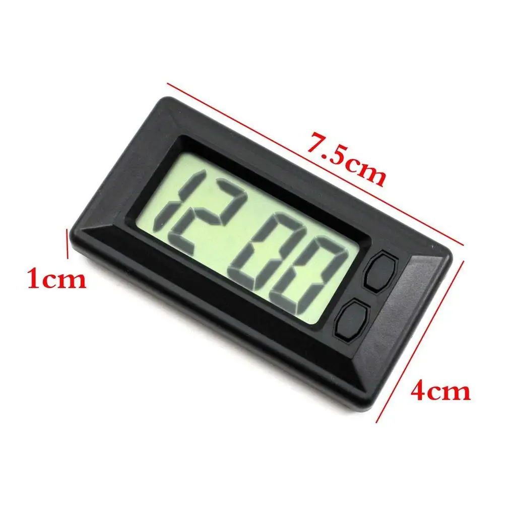 Car LCD Clock Digital Dashboard Time Display Electronic Panel Gauge Interior Accessories for Car Dashboard Modification