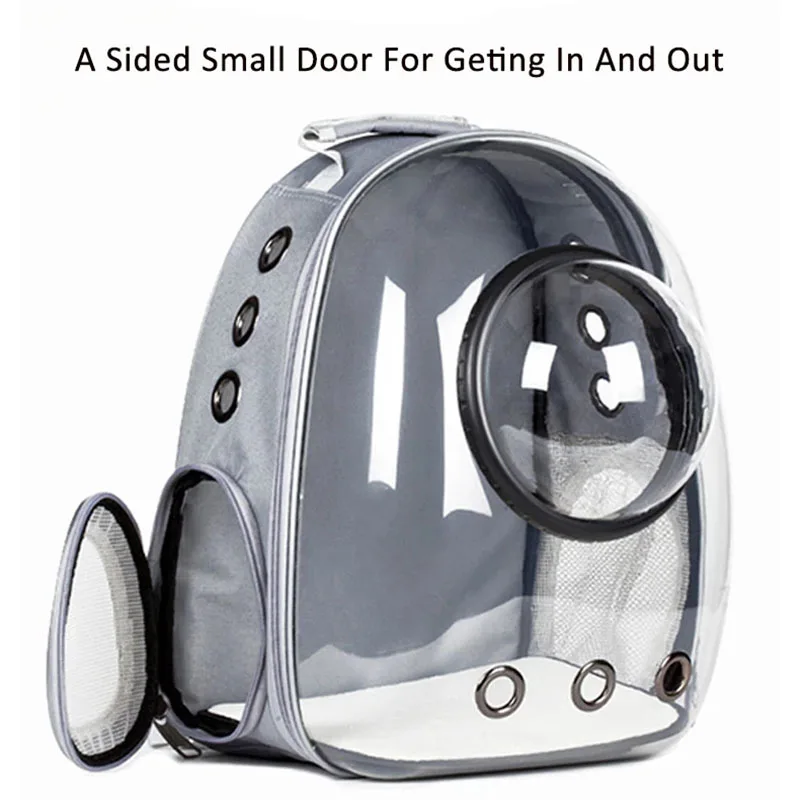Astronaut Window Bubble Carrying Travel Bag Breathable Space Capsule Transparent Pet Carrier Bag Dog Cat Backpack pet backpack