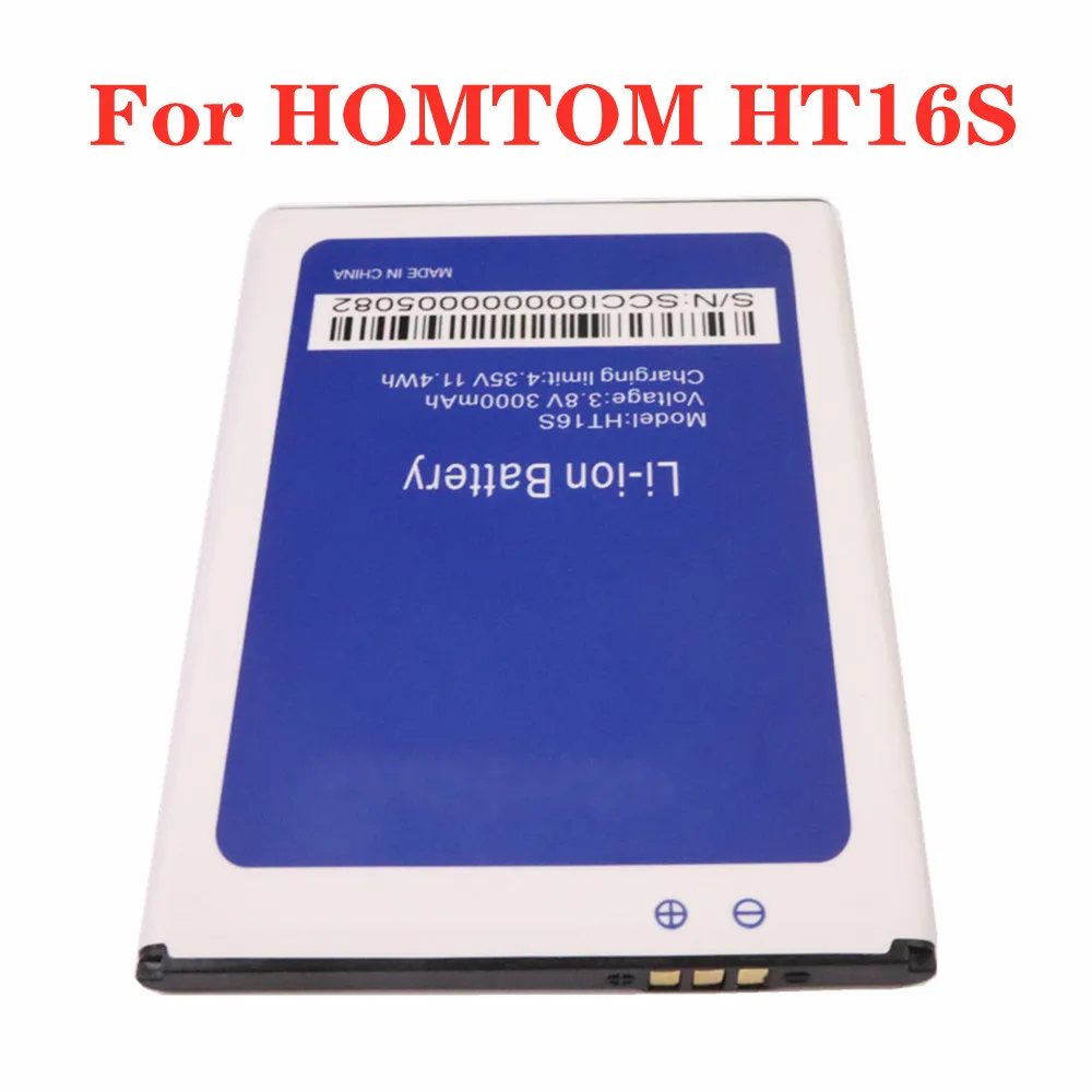 

New HT 16 Original Battery For HOMTOM HT16 Pro HT16Pro HT16S 3000mAh Replacement Batteries Bateria Battery In Stock