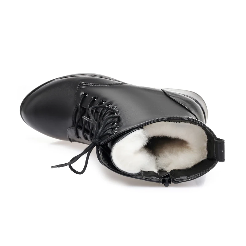 AIYUQI 2024 D Boots Women Shoes Winter New Genuine Leather Boots Women Military Large Size 41 42 43 Casual Marton Boots Women