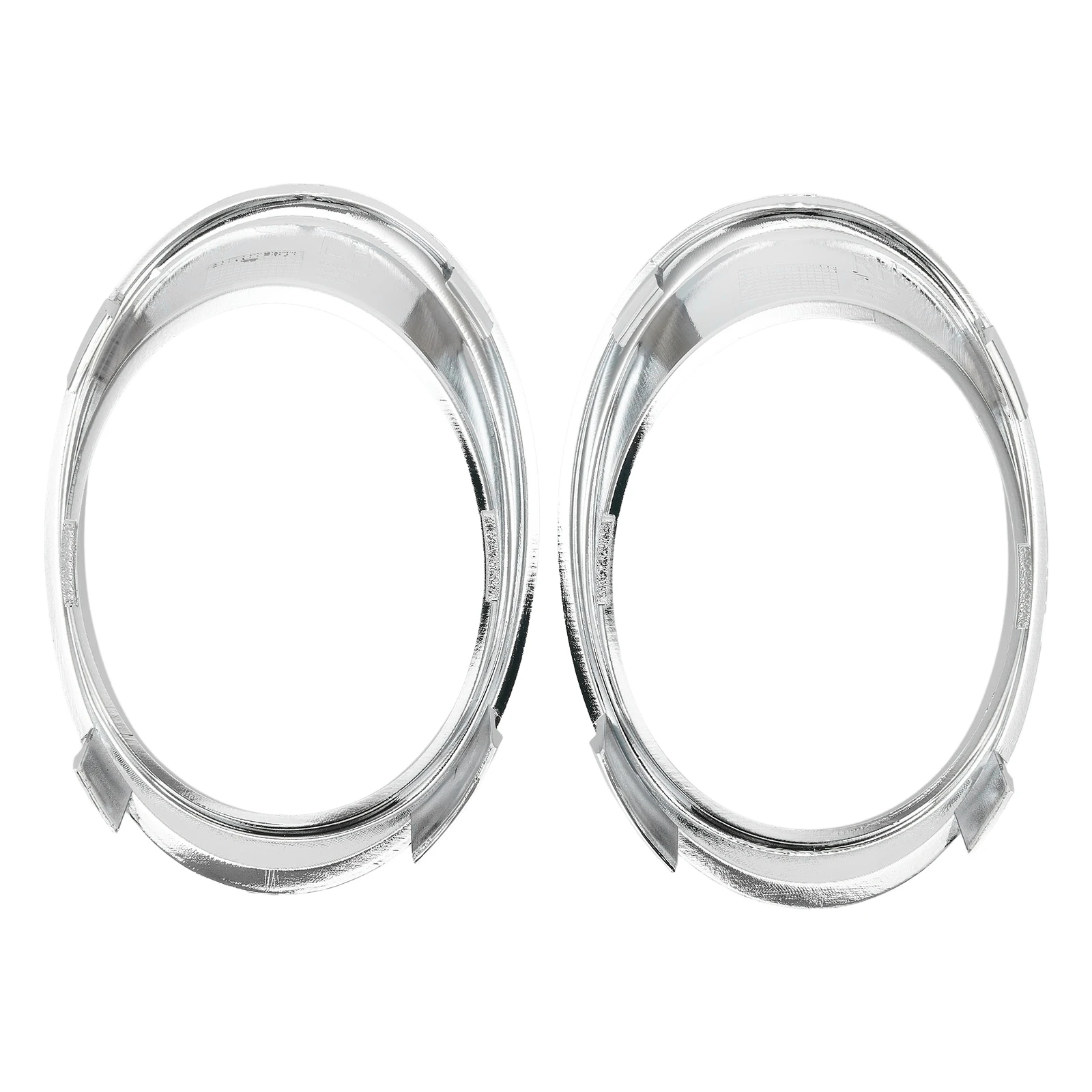 

Chrome Fog Lamp Bezel Trim Ring Tools Pair Front Trim Ring Fog Light Cover For Ford Fusion 2013-16 Horizontal Billet Lamp Bezel