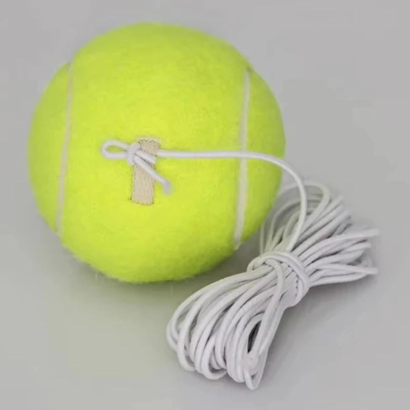 High Elasticity Tennis Balls With 3.8m Elastic Rope Tennis Training Entertainment Ball For Competition Pet Dog Playing Balls