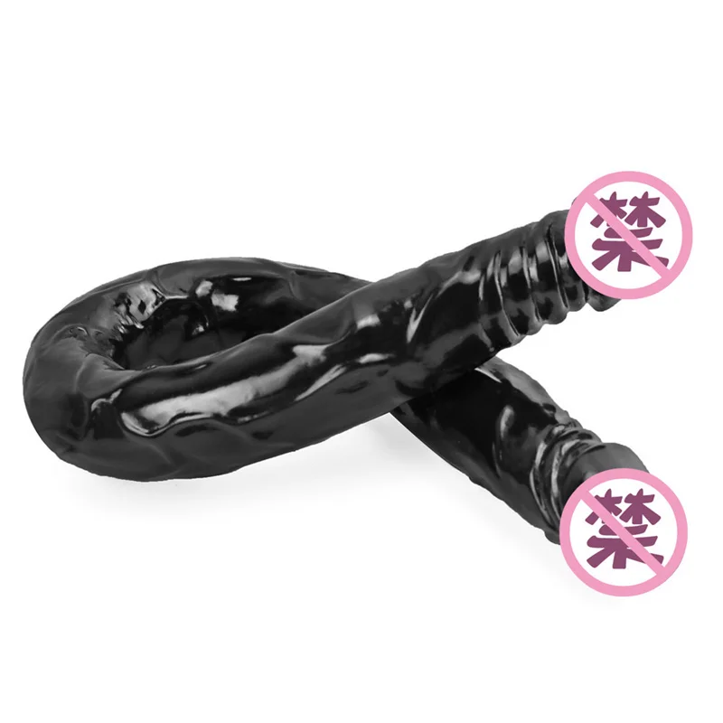 55cm Long Sex Real Penis Double Head Dildos G Spot Vaginal Prostate Stimulator Anal Plug Sex Toys for Women Men Masturbator