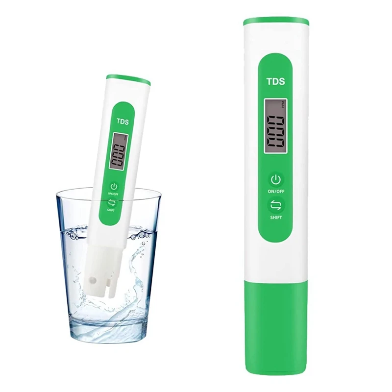 

1 PCS TDS Meter Digital Water Quality Tester, 0-999 Ppm Measuring Range, 1 Ppm Increments, 2% Readout Accuracy